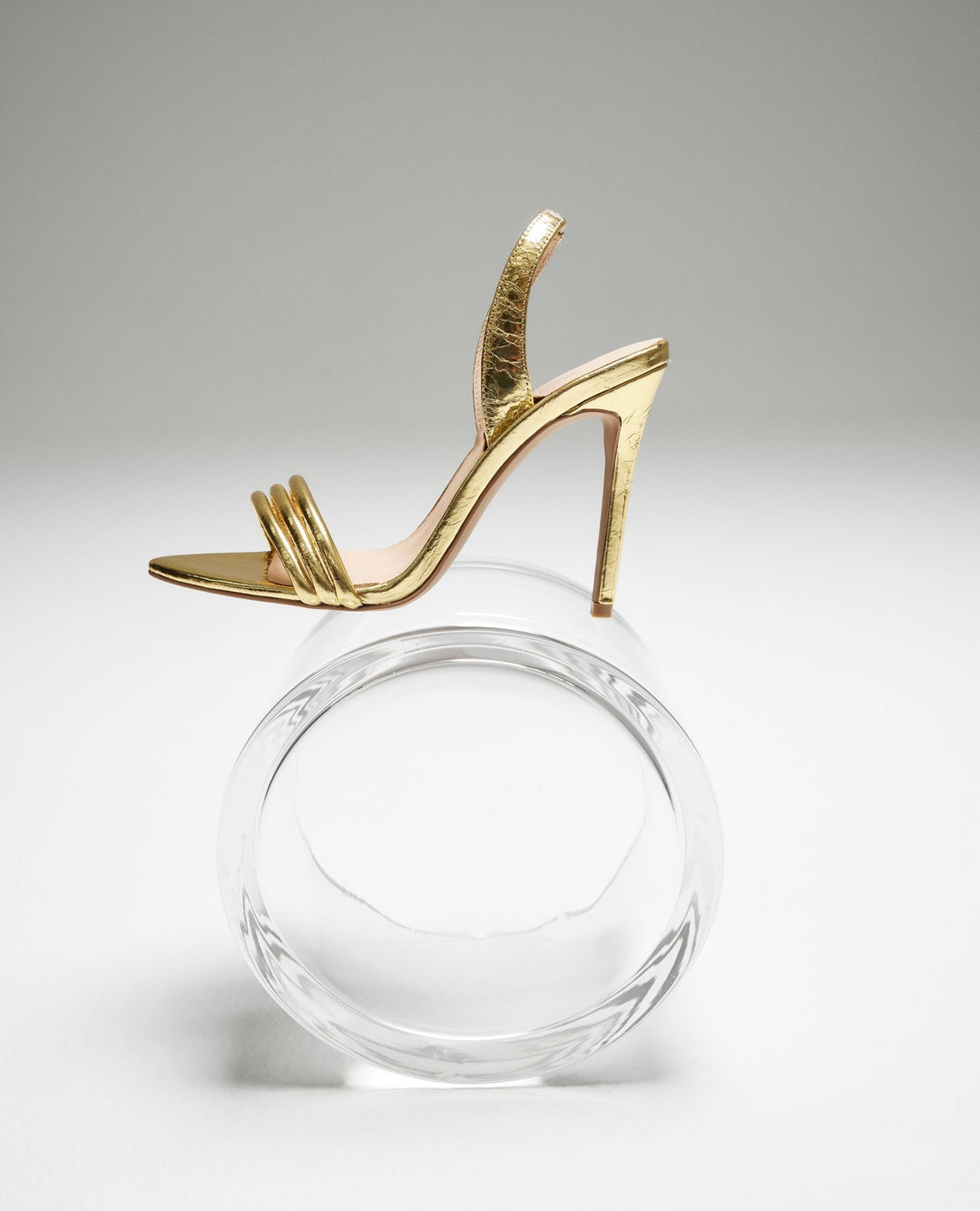 Camille Sandal - Gold Metallic Leather