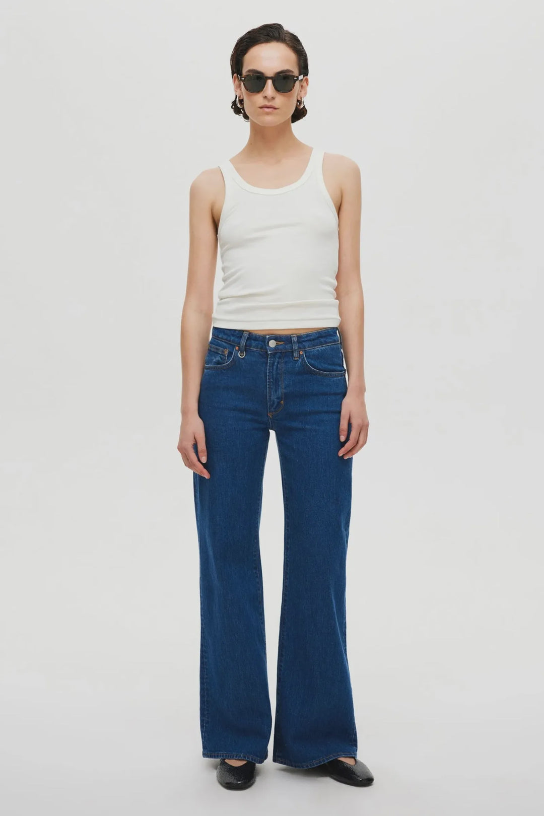 Eva Wide Iris - Indigo