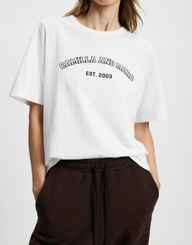 Odessa Graphic Tee - Soft White