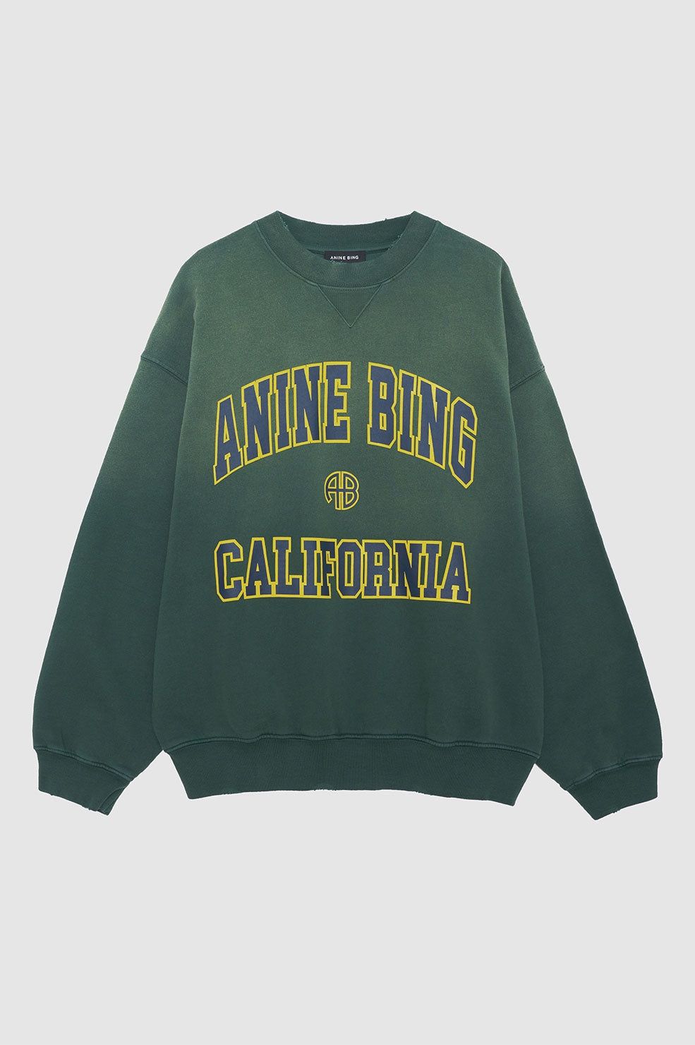 Jaci Sweatshirt Anine Bing California - Washed Faded Green