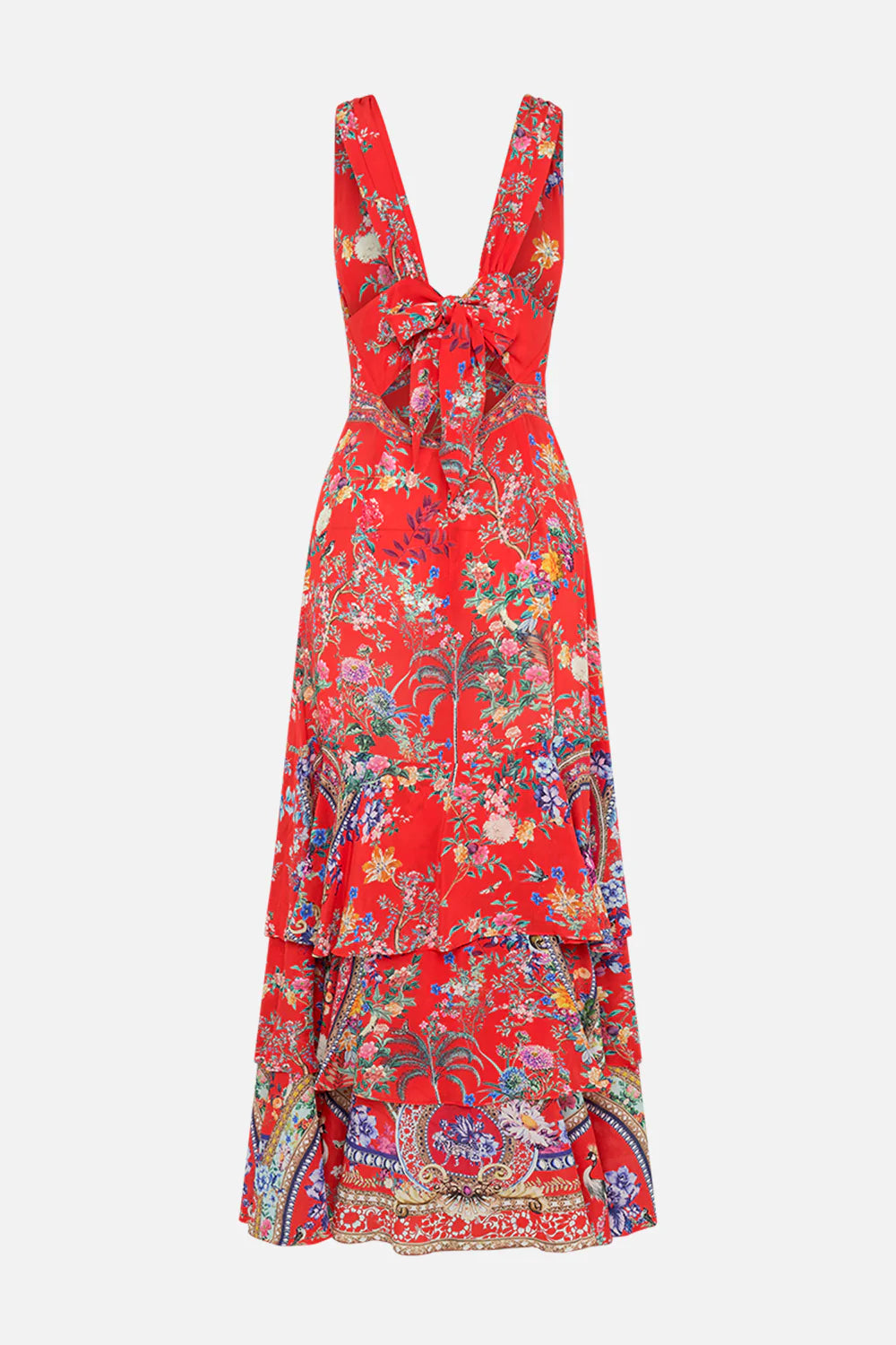Tiered ruffle hem dress hot sale