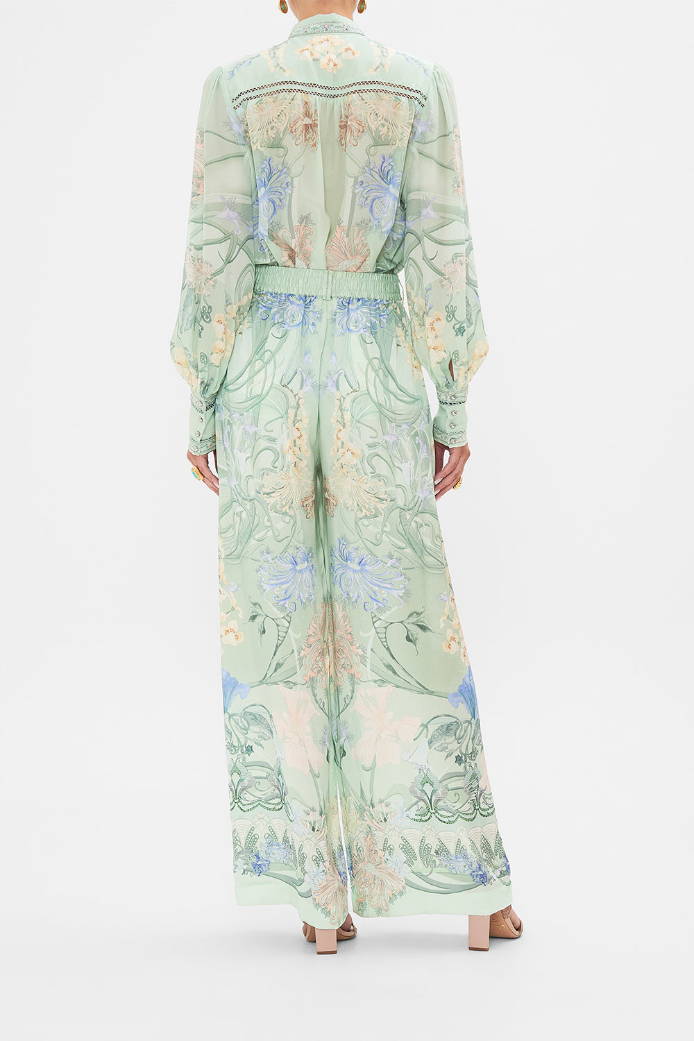 Wide Leg Waisted Pant - Dreaming In Dutch