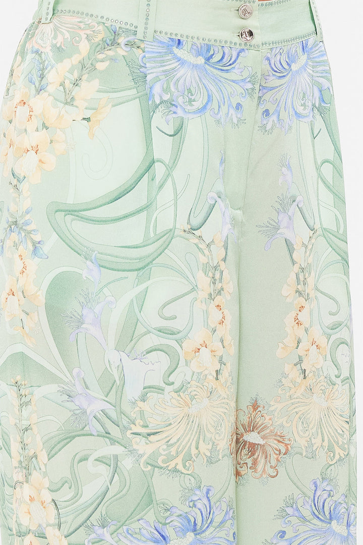 Wide Leg Waisted Pant - Dreaming In Dutch