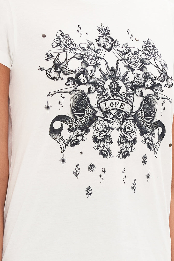 Slim Fit Round Neck T-Shirt - Tales Of Tatoo