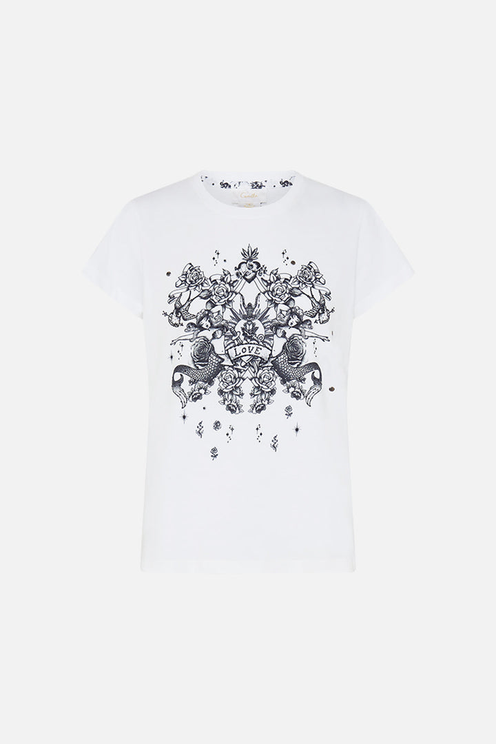 Slim Fit Round Neck T-Shirt - Tales Of Tatoo