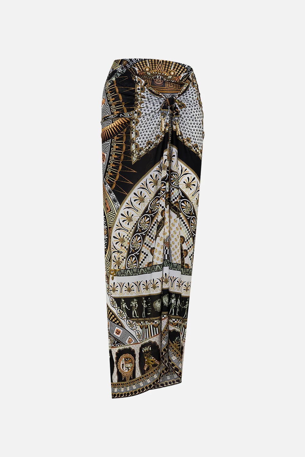 Long Sarong With Clip - Temples of Dendara