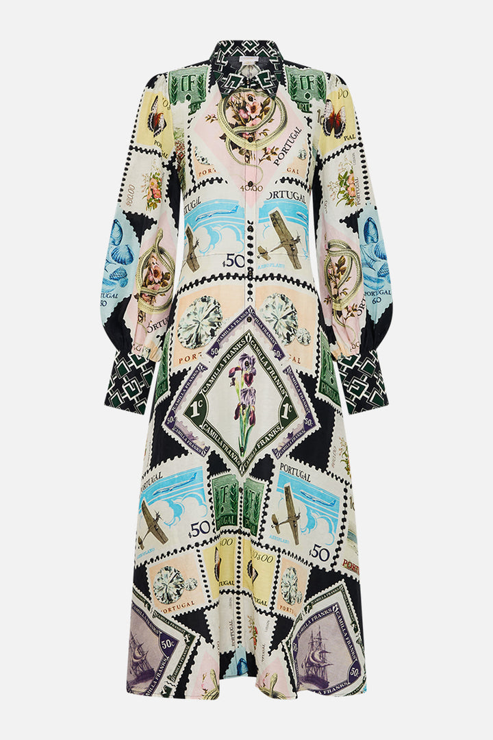 Waist Tie Shirt Dress - My Porto Pen Pal