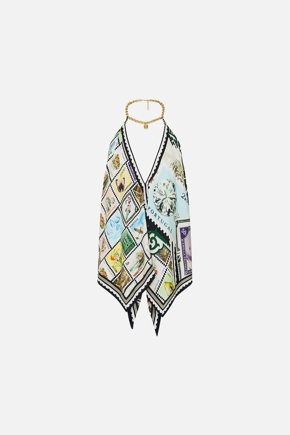 Knotted Scarf Top -