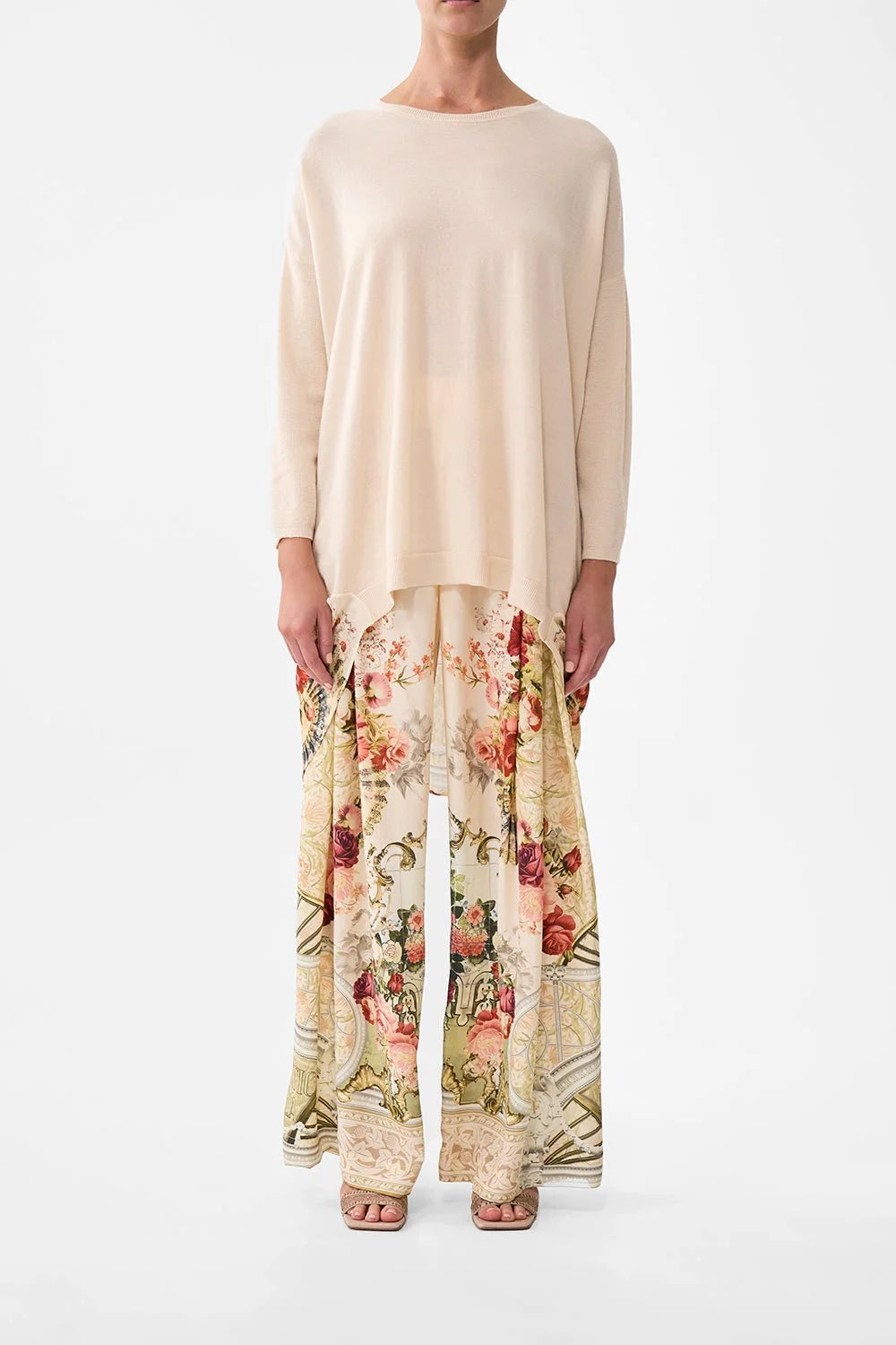 Long Sleeve Jumper With Print Back - Meet Me At The Majestic