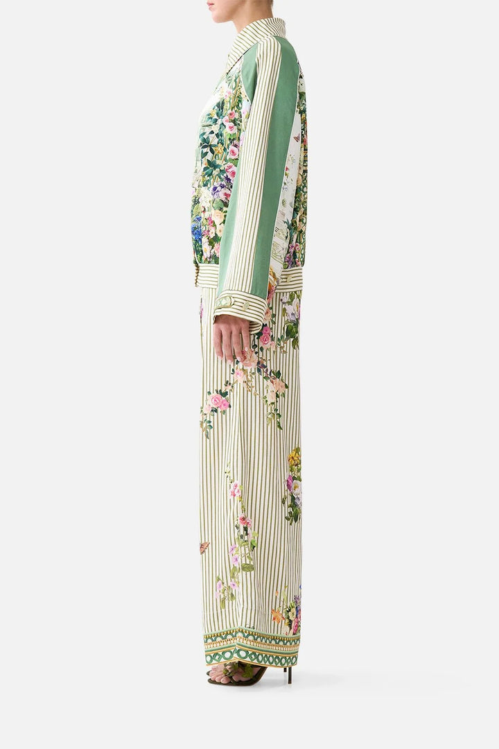 SCARF BELT WIDE LEG PANT