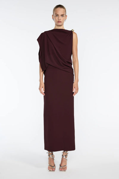 Focal Point Dress - Mulberry