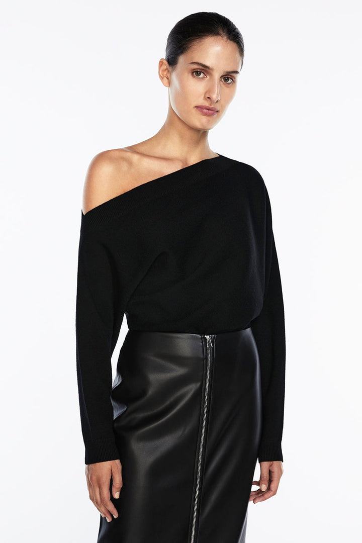 Future Feeling Knit Top - Black