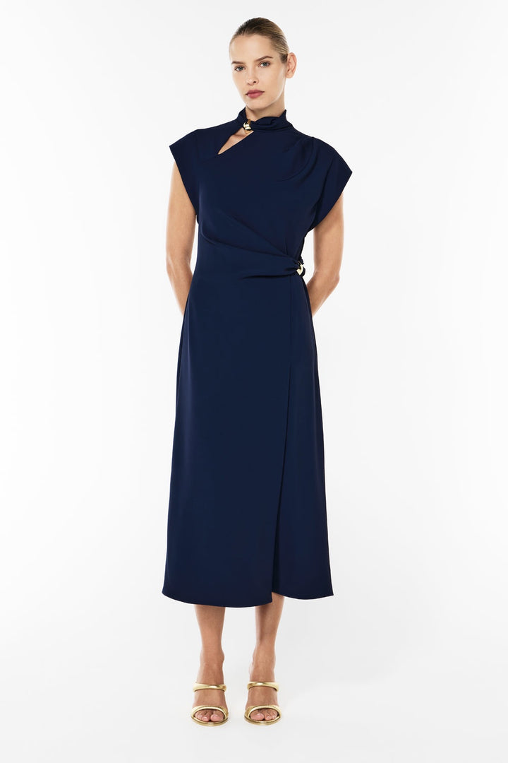 High Definition Midi Dress - Navy