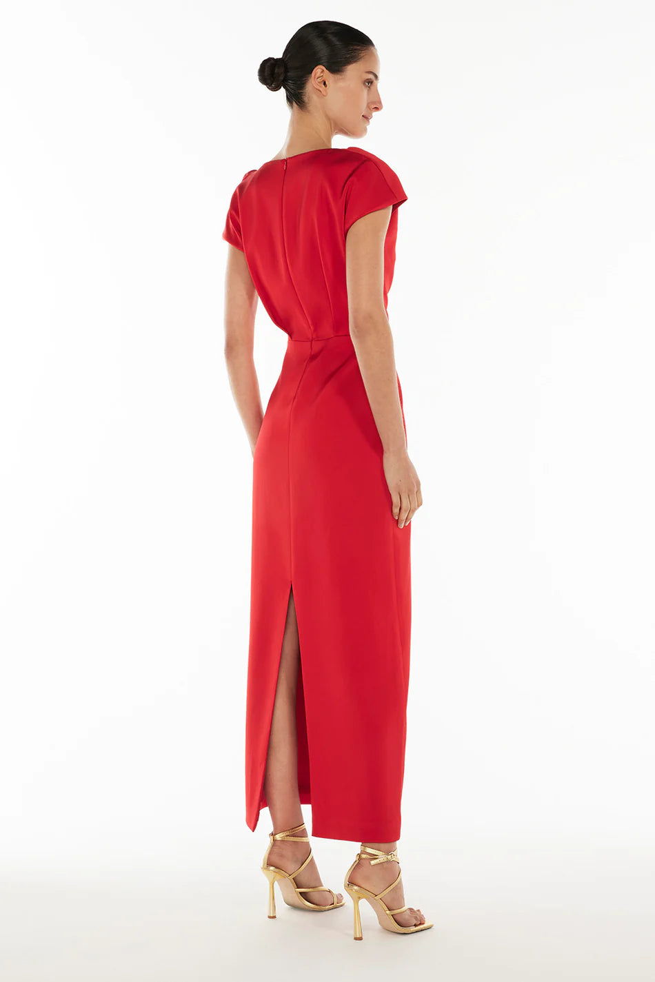 Grand Illusion Maxi Gown - Red