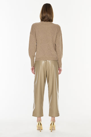 STYLE SMARTS KNIT TOP - TAUPE