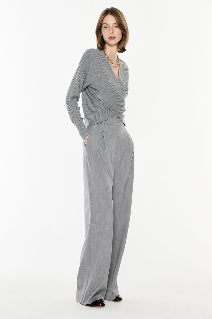 STORYTELLER KNIT TOP - LEAD