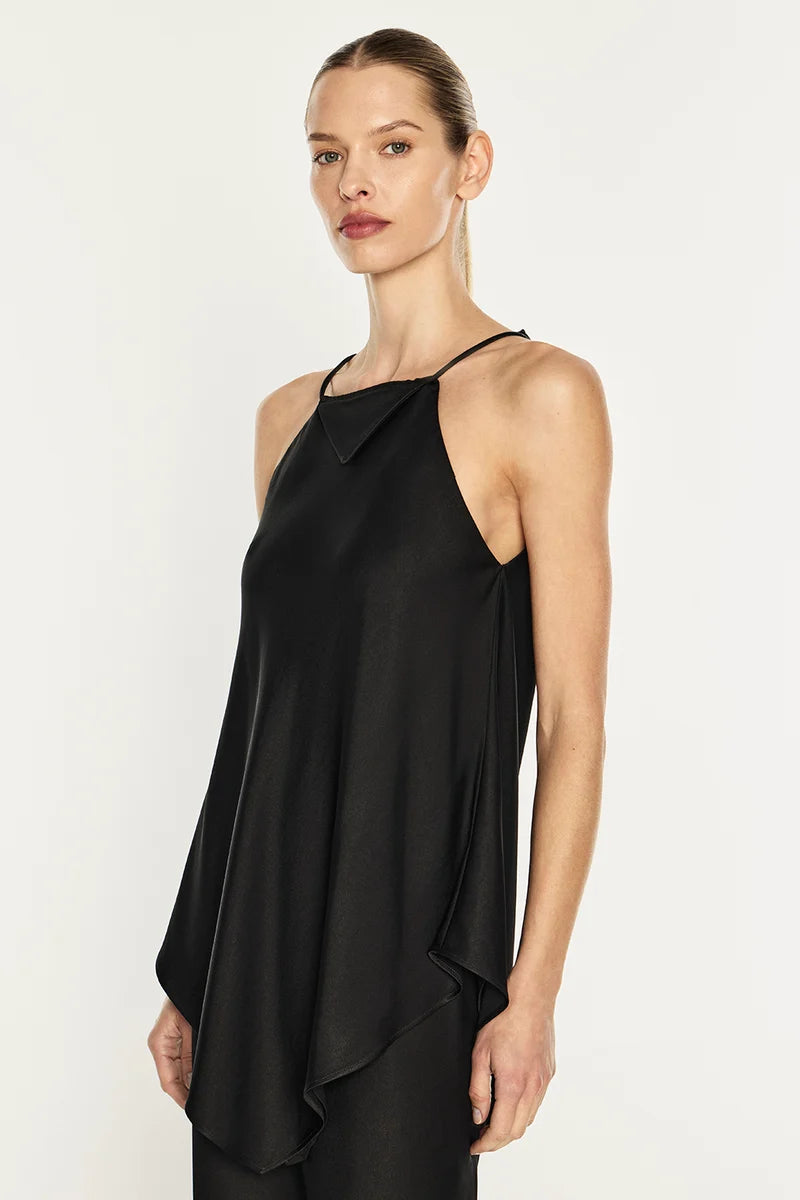 Low Down Rythm Racer Top - Black