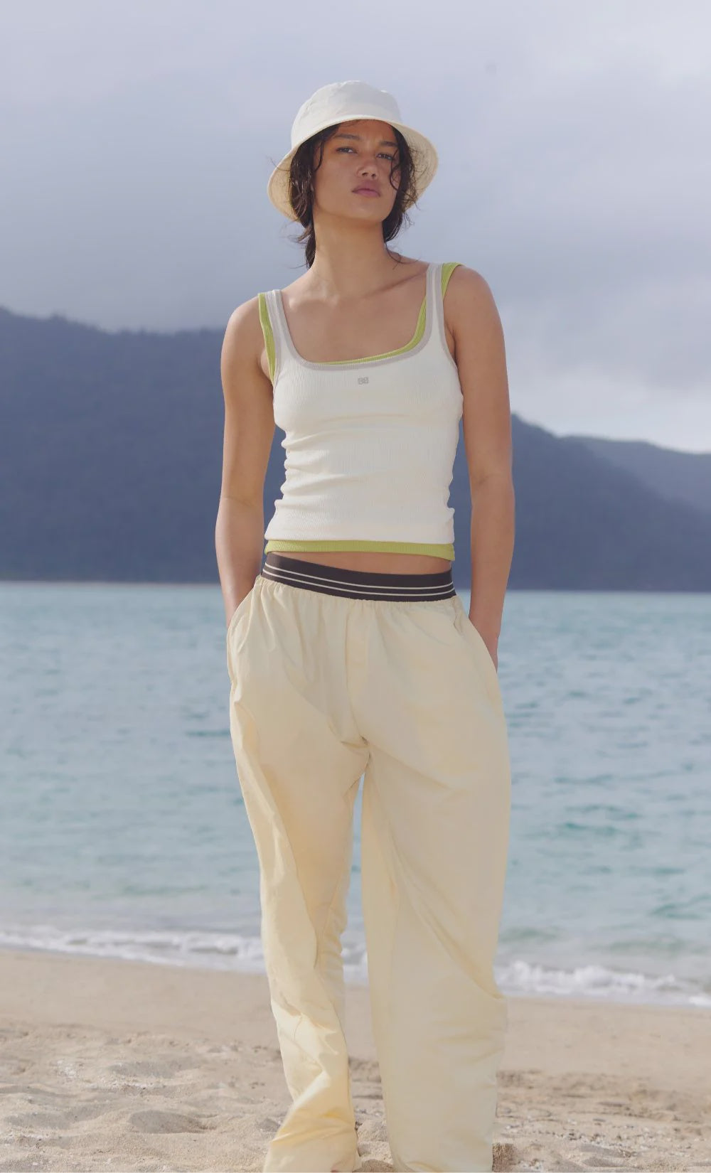 Jerri Wide Leg Pant - Butter