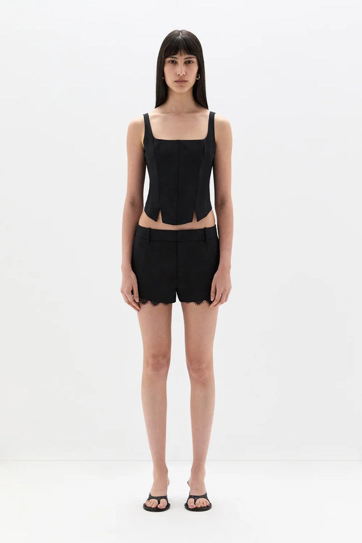Miller Fitted Bodice - Black