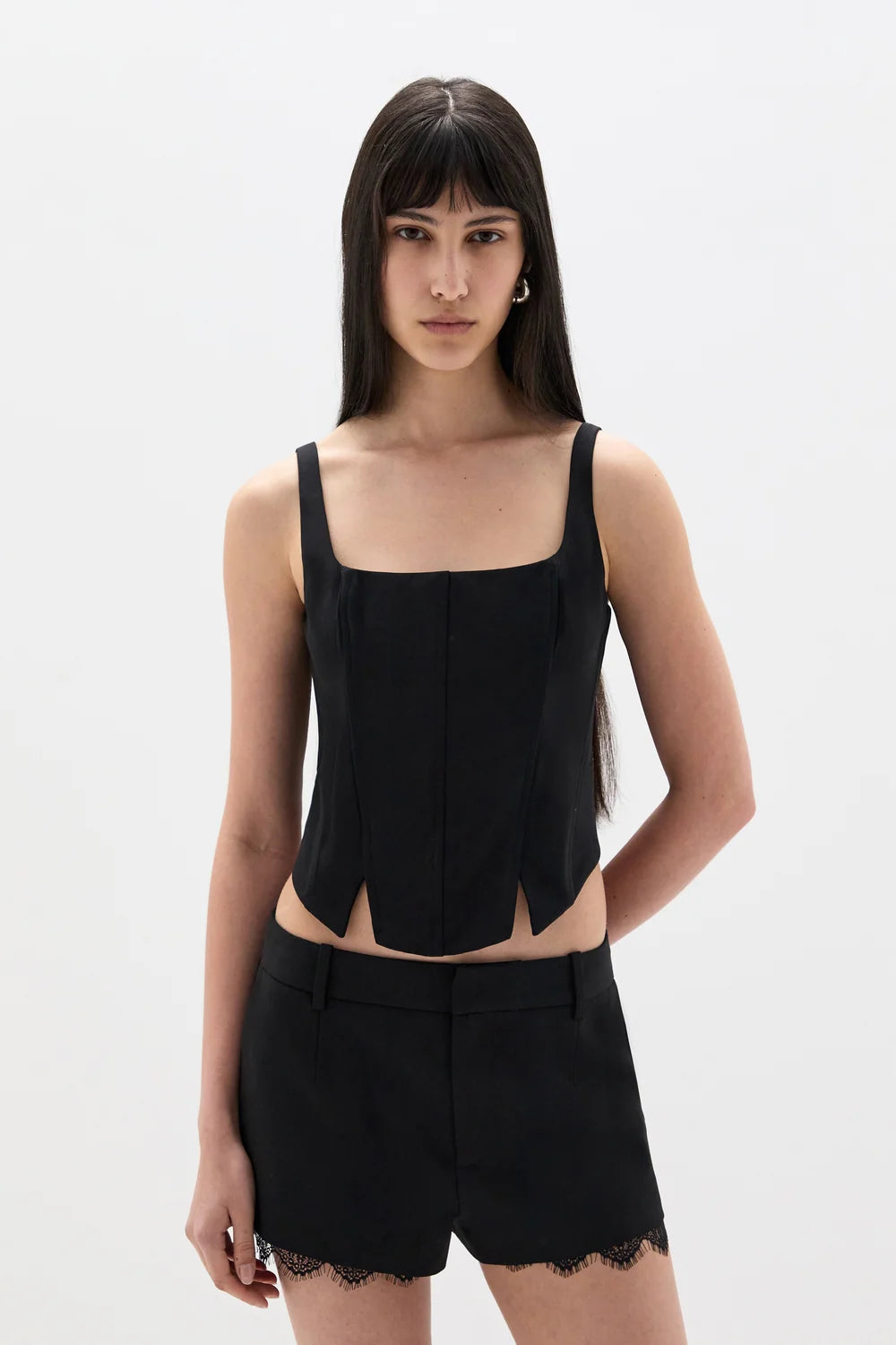 Miller Fitted Bodice - Black