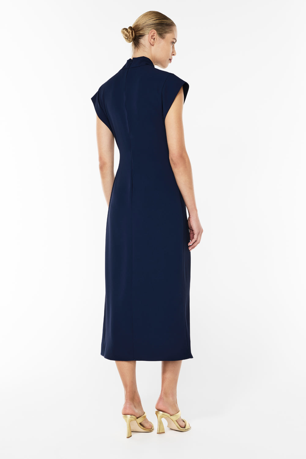 High Definition Midi Dress - Navy