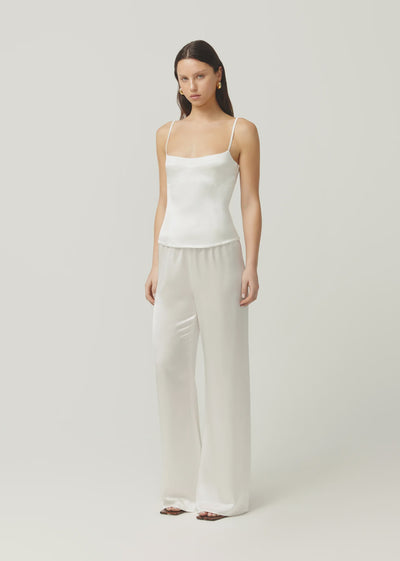 Straight Leg Pant - Optic White