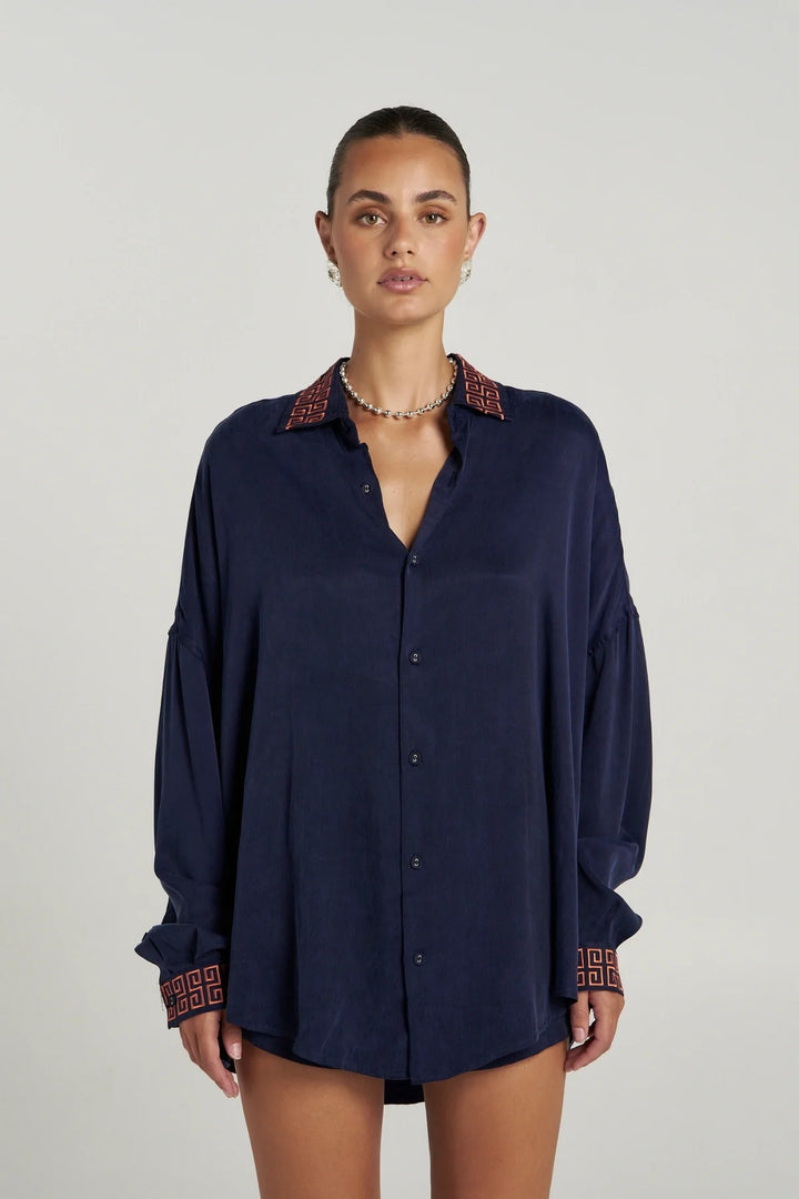 SIG LS SHIRT - NAVY