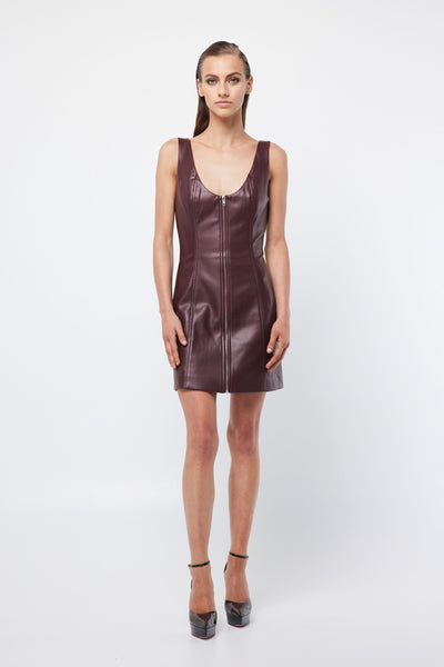 The Habitual Mini Dress - Burgundy