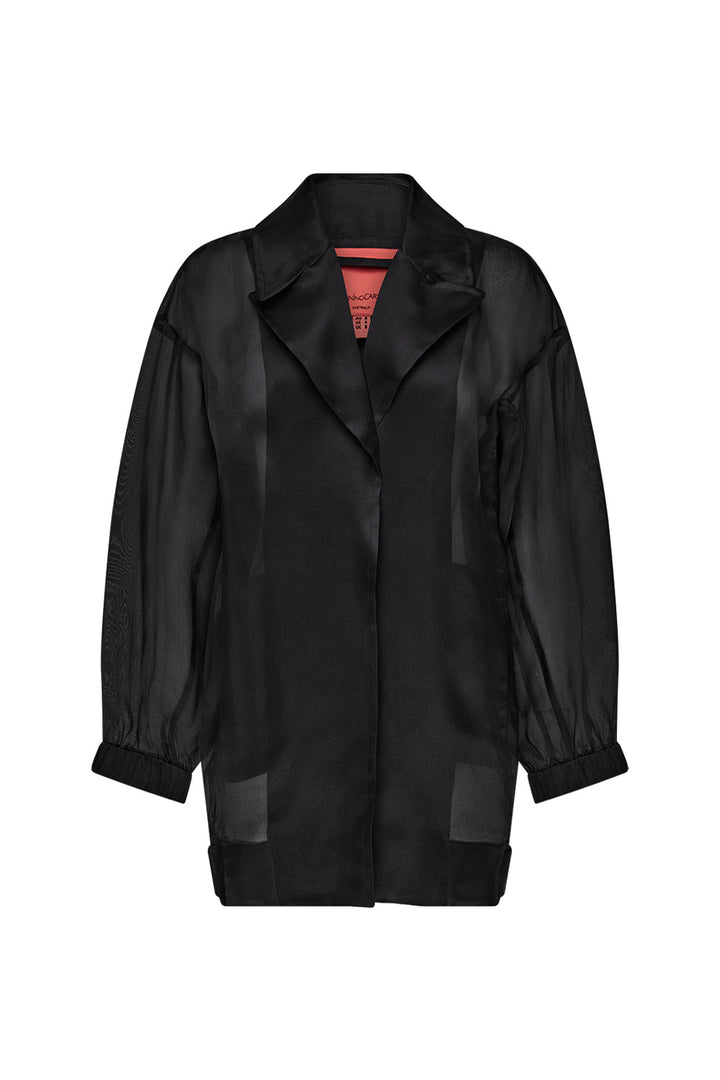 Organza Bomber - Black