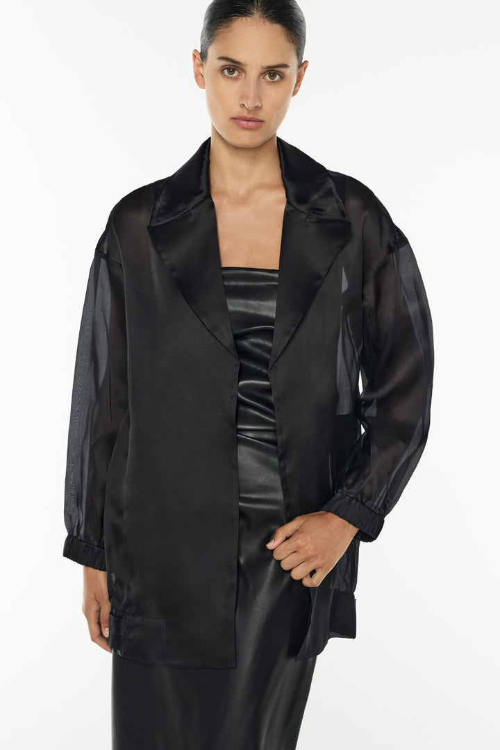 Organza Bomber - Black