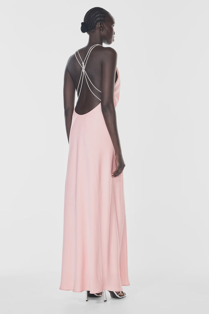 First Dance Cowl Dress - Pastel Pink