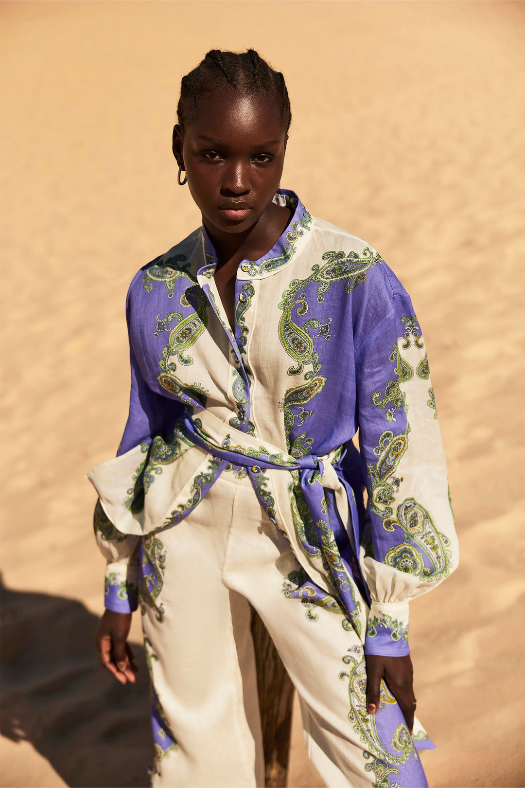 Otto Removable Waist Tie Shirt