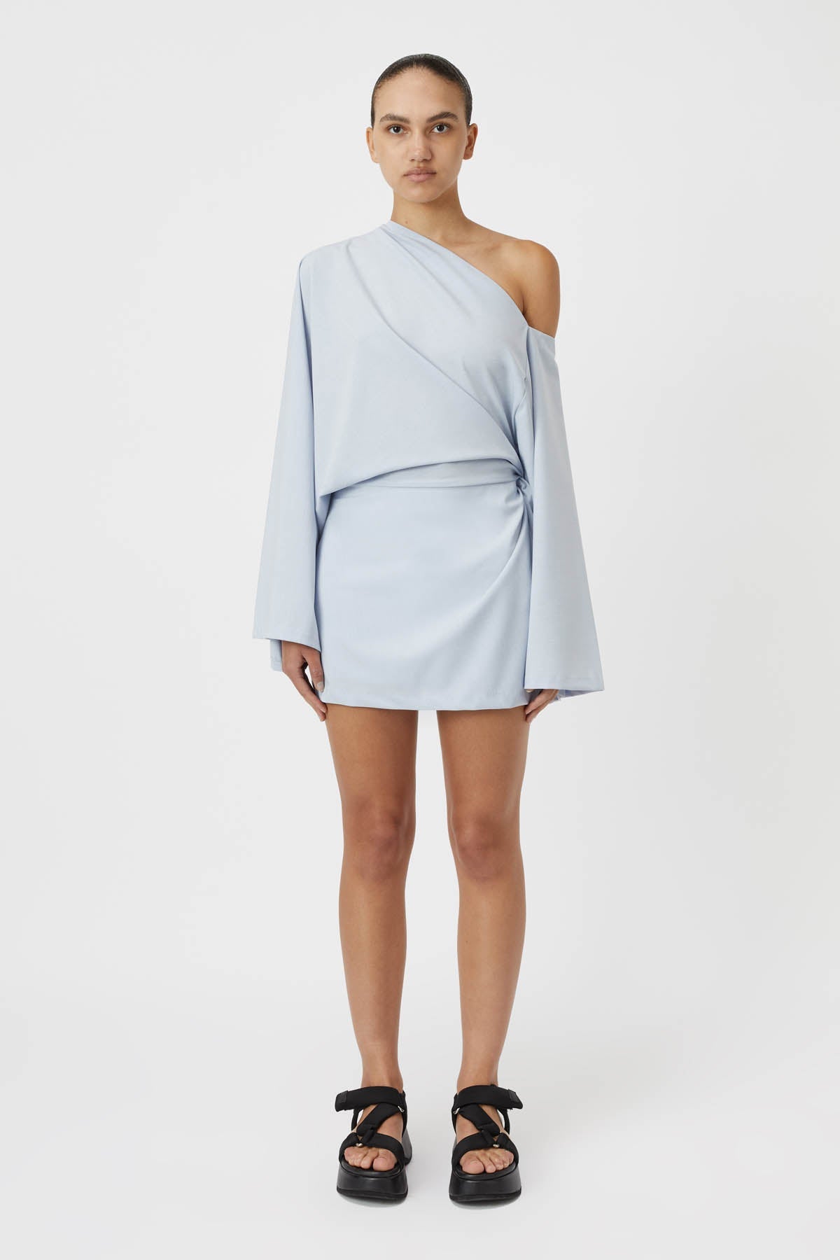 Elliot Mini Dress - Blue Haze