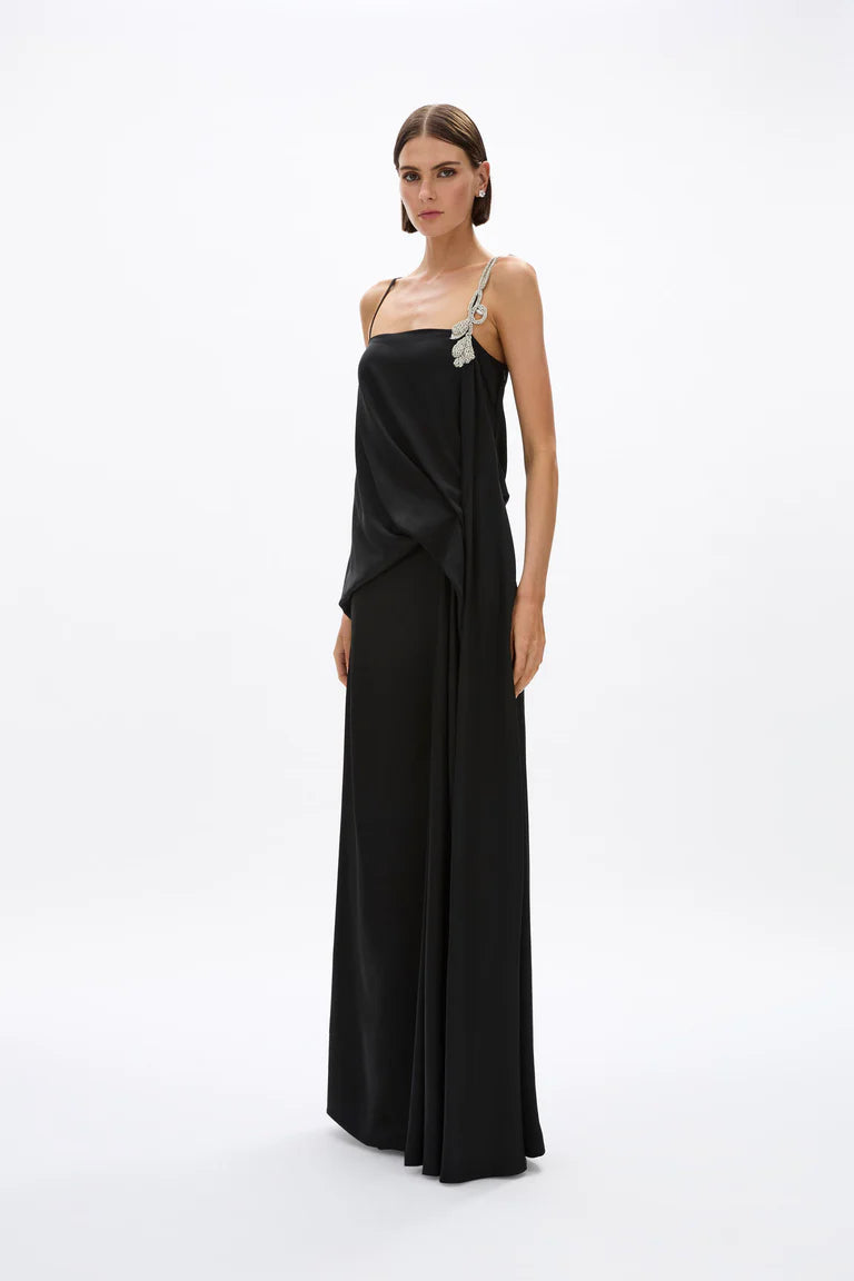 ORYX  GOWN - BLACK