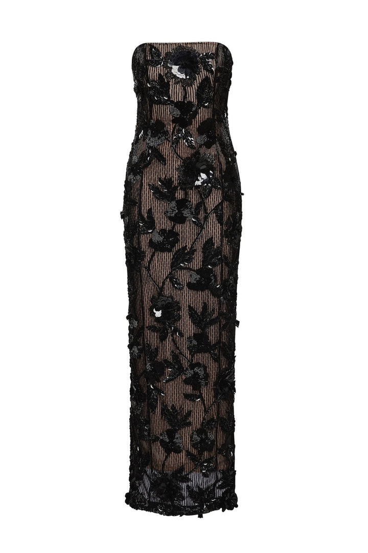 Pierre gown - black