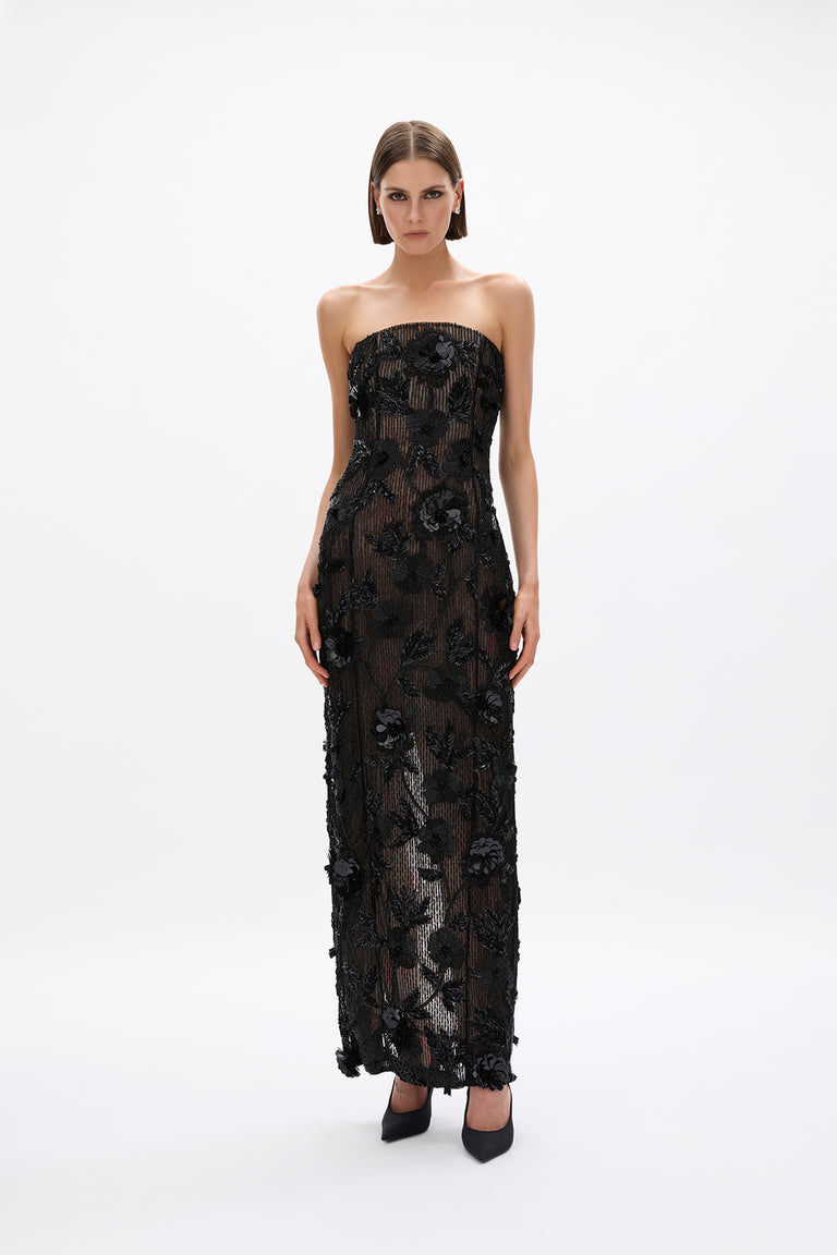 Pierre gown - black