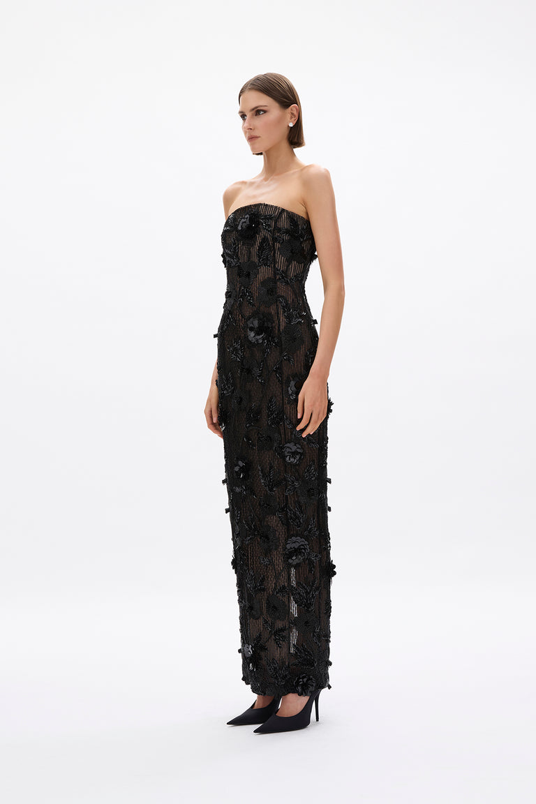 Pierre gown - black