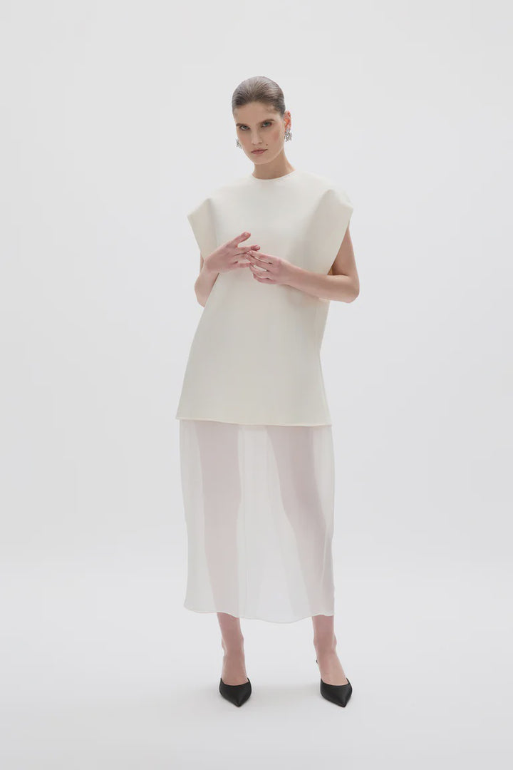 Vida Shift Dress - Ivory