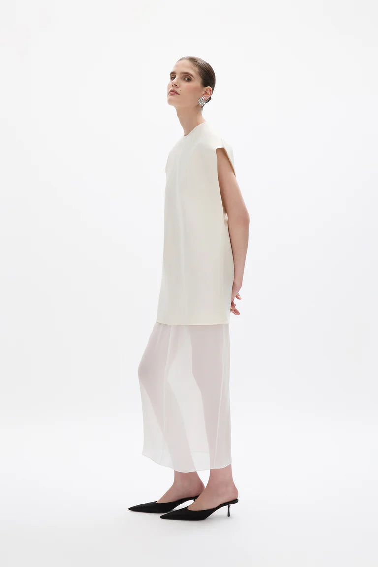 Vida Shift Dress - Ivory