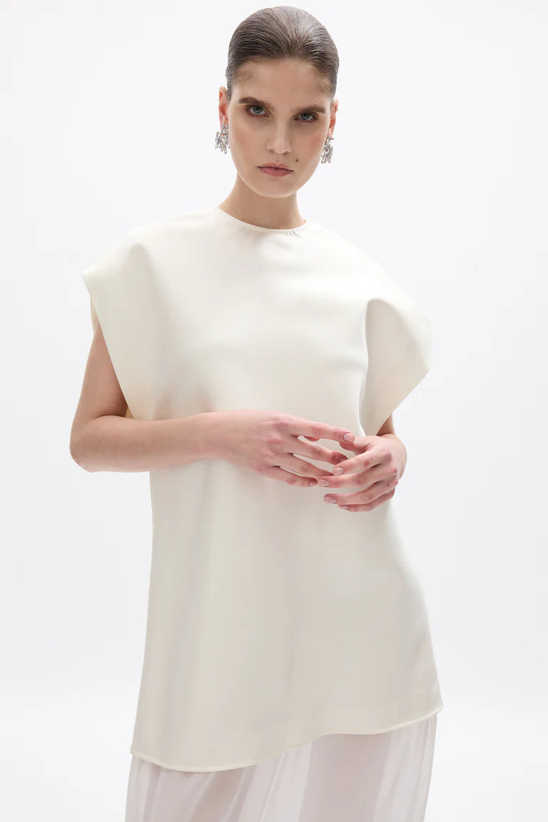 Vida Shift Dress - Ivory