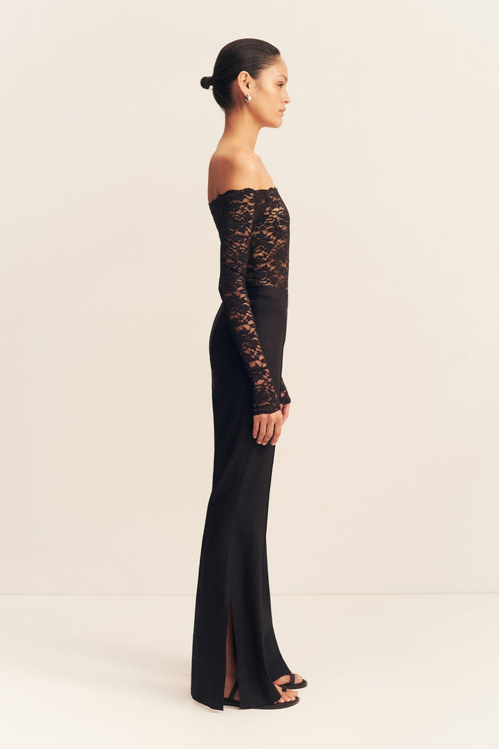 Side Split Pant - Black