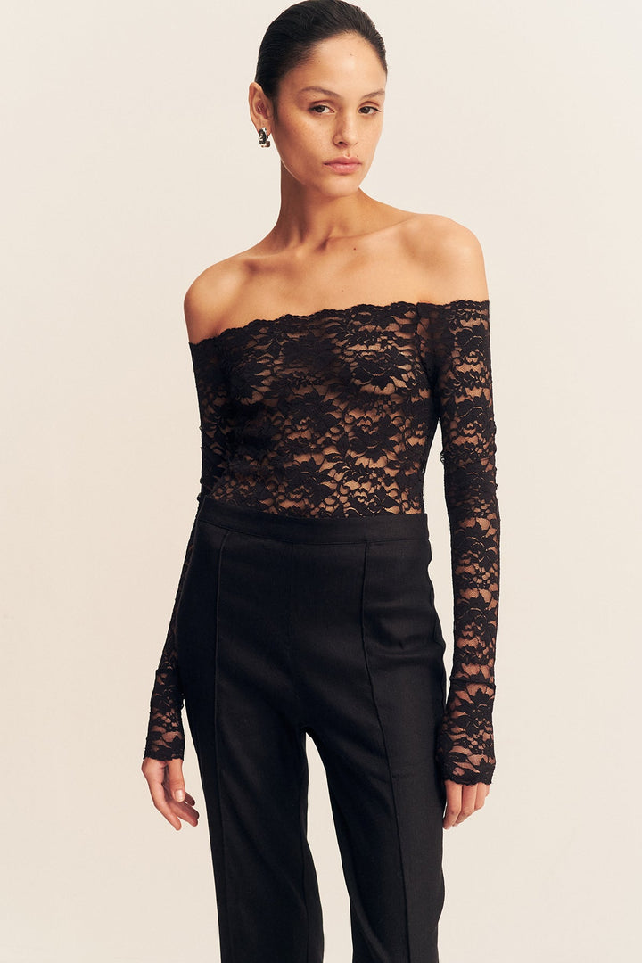 Side Split Pant - Black