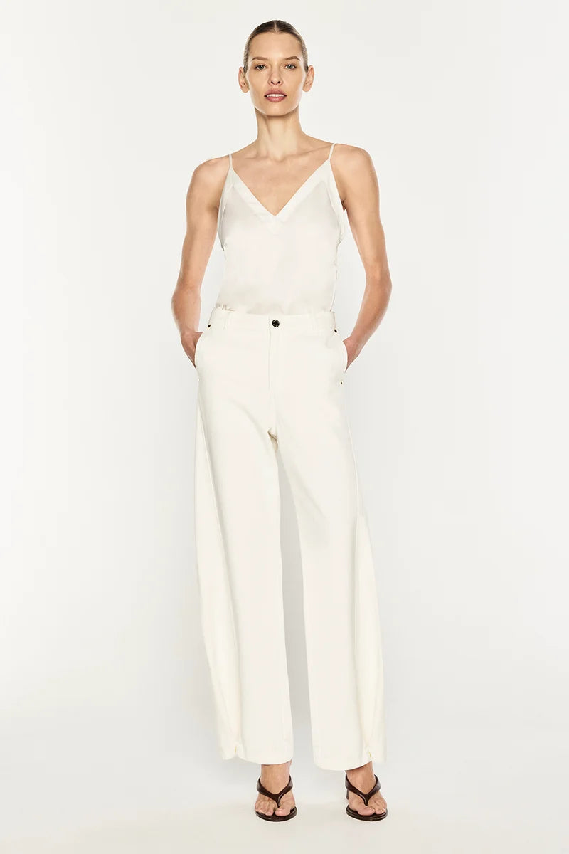 Clean Slate Barrel Jean - Off White