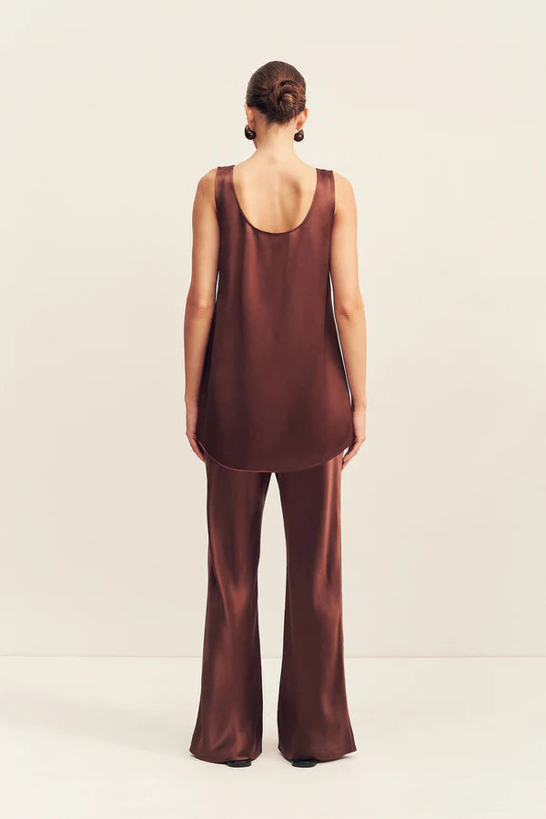 SAVANNA BIAS PANT - COFFEE