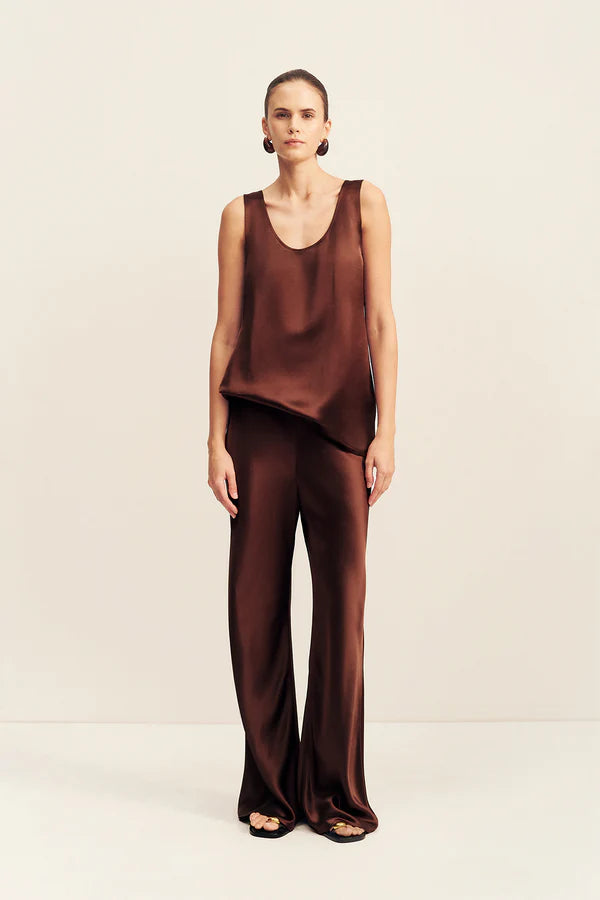 SAVANNA BIAS PANT - COFFEE