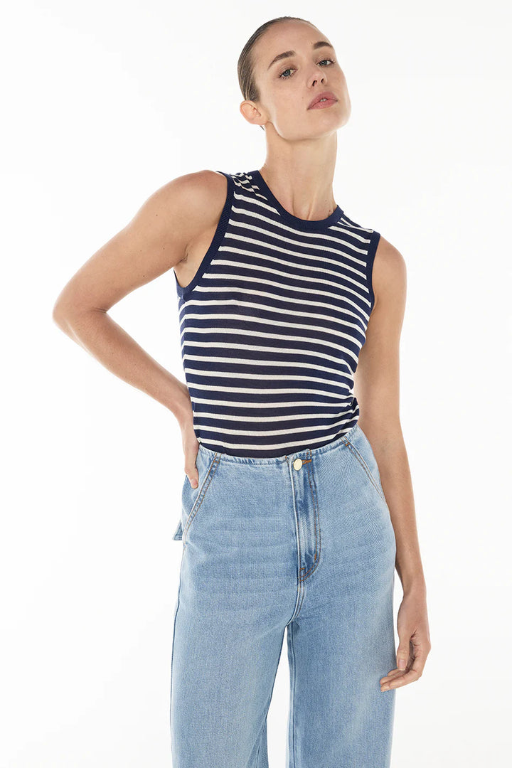BRETON STRIPE KNIT TOP