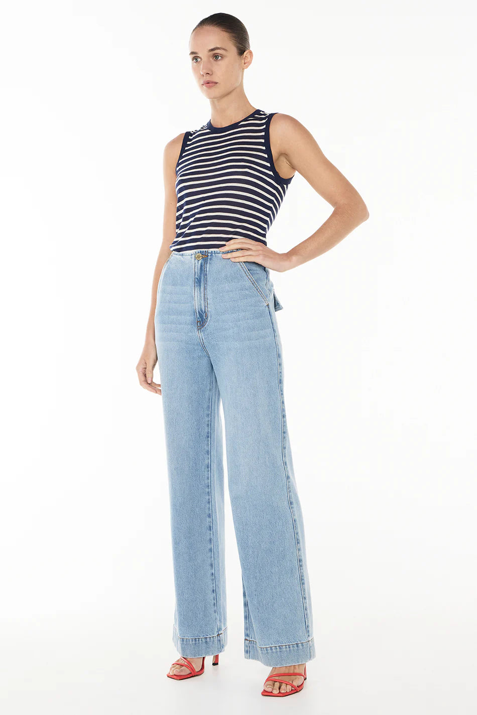 BRETON STRIPE KNIT TOP