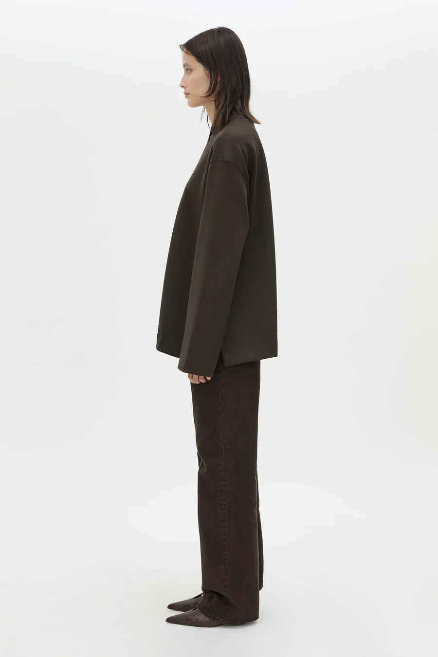 Bessette Long Sleeve Top - Espresso