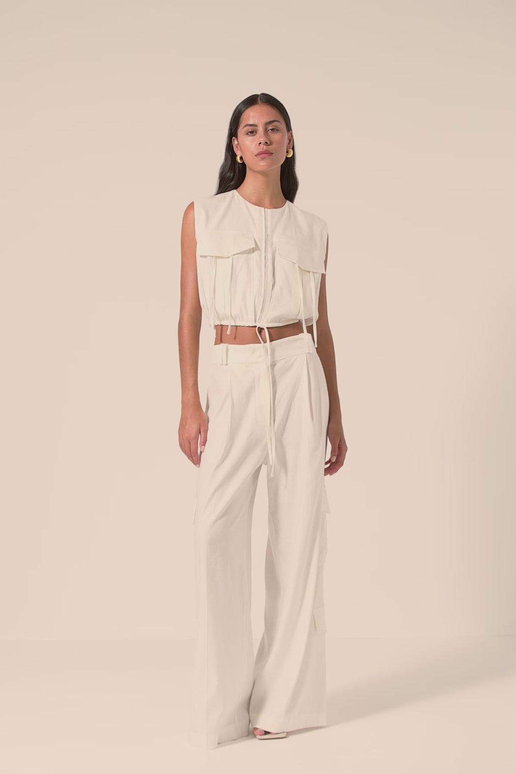 Kasbah Utility Cropped Top