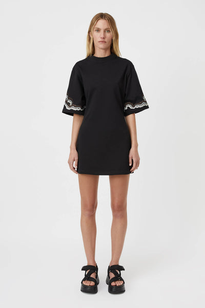 Serene Tee Dress - Black